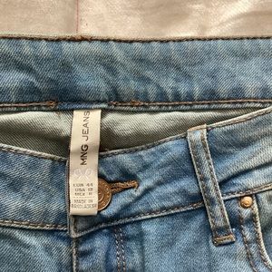 Distressed size 12  MNG jeans